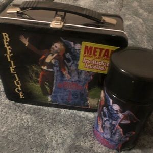 Beetlejuice metal lunch box
